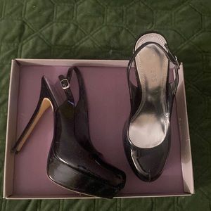 Black Platform Stilettos 5inch heel